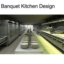 Projecto personalizado Shinelong Banquete Design de cozinha